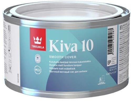 Baldų lakas TIKKURILA KIVA 10, EP bazė, 0,9 l