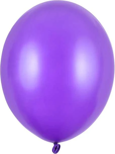 Balionai stiprūs 30cm 10 vnt tamsiai violetiniai