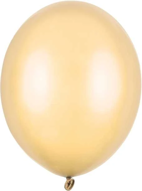 PartyDeco Stiprūs balionai Mandarinų oranžinė, blizgūs 30 cm, 50vnt