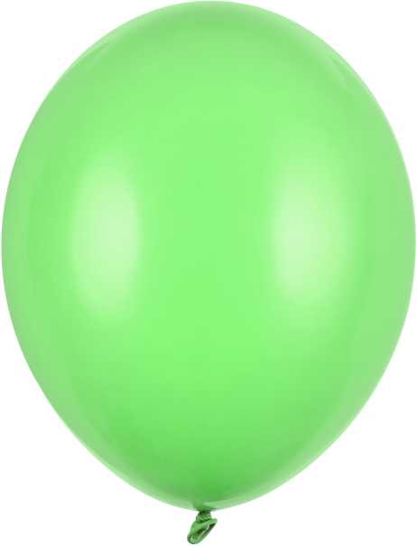 PartyDeco Stiprūs balionai Laimo žalia 30 cm, 50vnt