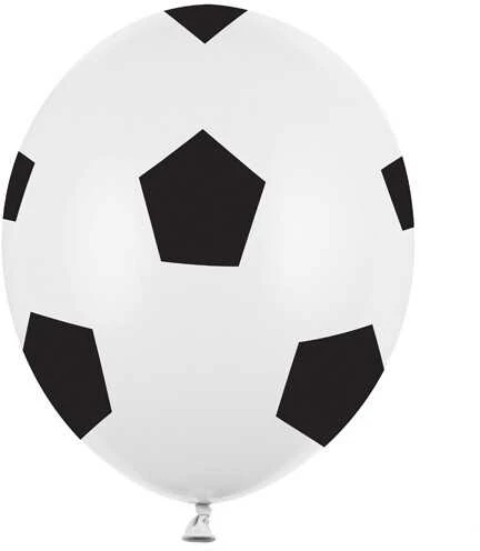 Party Deco Balionai "Futbolas" 30cm 6 vnt