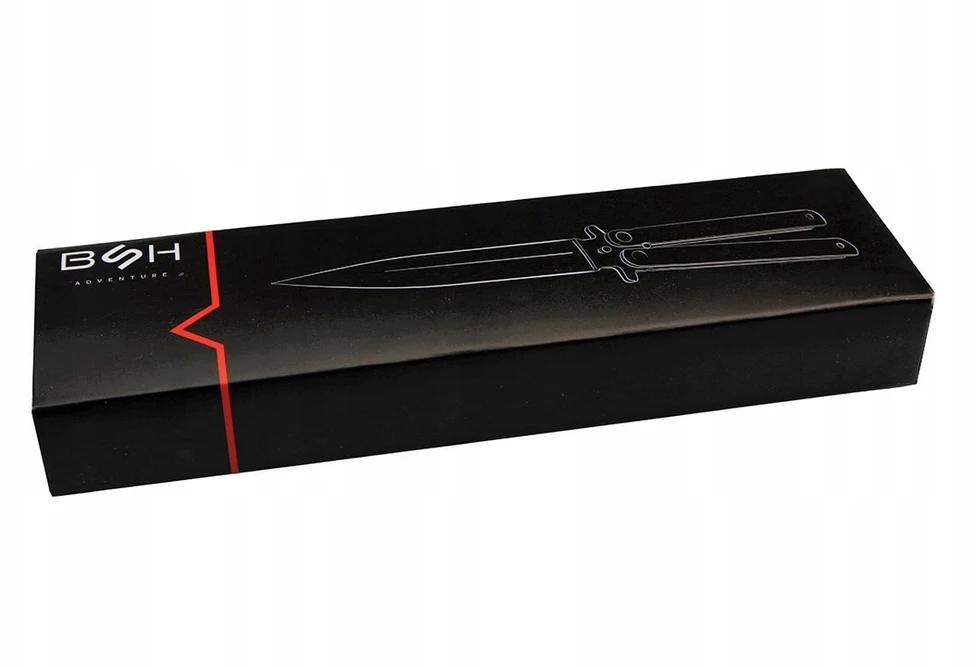 Balisong peteliškės peilis BSH Adventure juodas plienas 420 CSGO N480