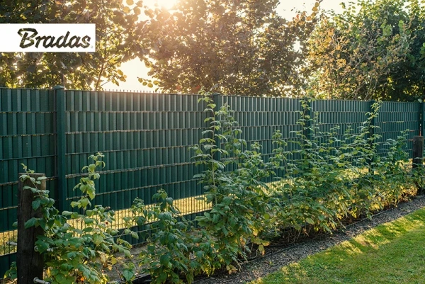Bradas Balkono tvoros juosta 19x35 + spaustukai rudi