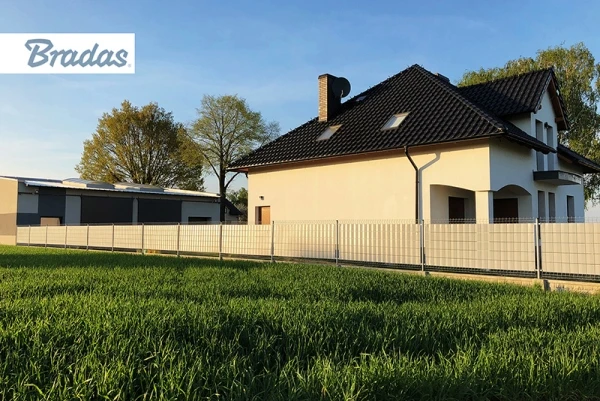 Balkono tvoros juosta 19x35 + spaustukai šviesiai pilka