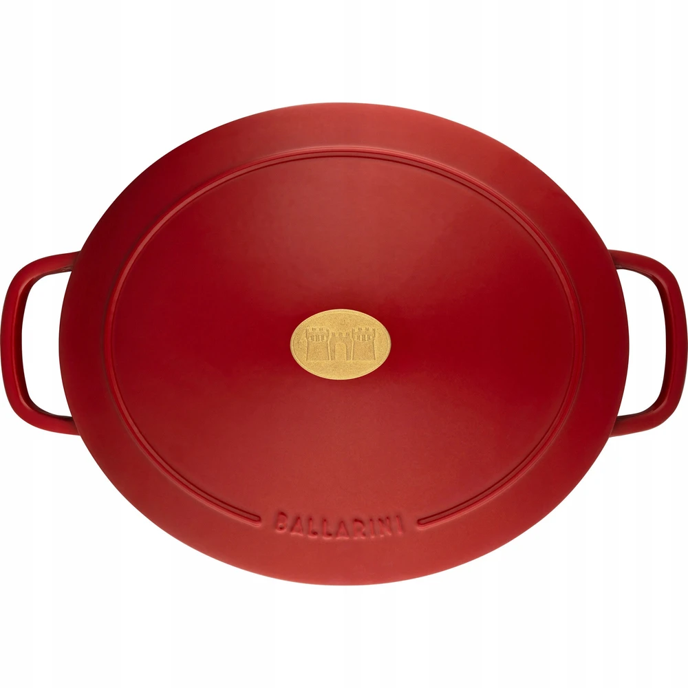 Ketaus puodas BALLARINI BELLAMONTE, 4.5 L, raudonos spalvos