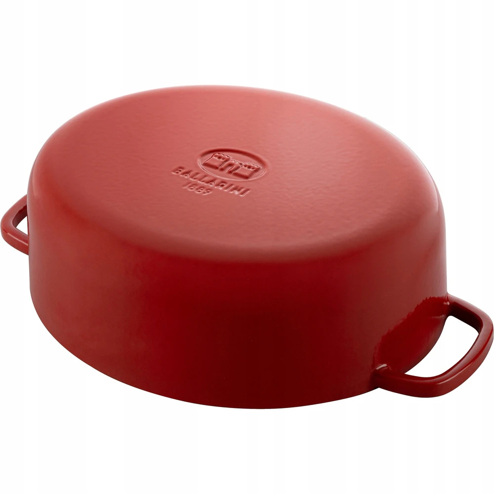 Ketaus puodas BALLARINI BELLAMONTE, 4.5 L, raudonos spalvos