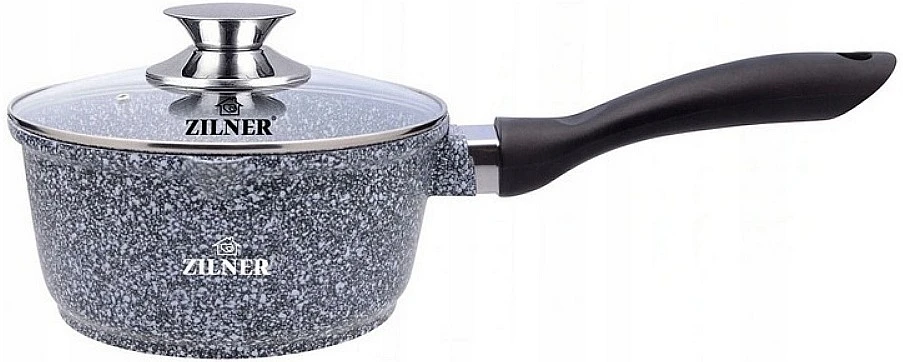 BALLINIS SU DANGIU, NELIPAUS MARMRULAS, INDUKCINIS, 18 cm. / 1,9L ZILNER