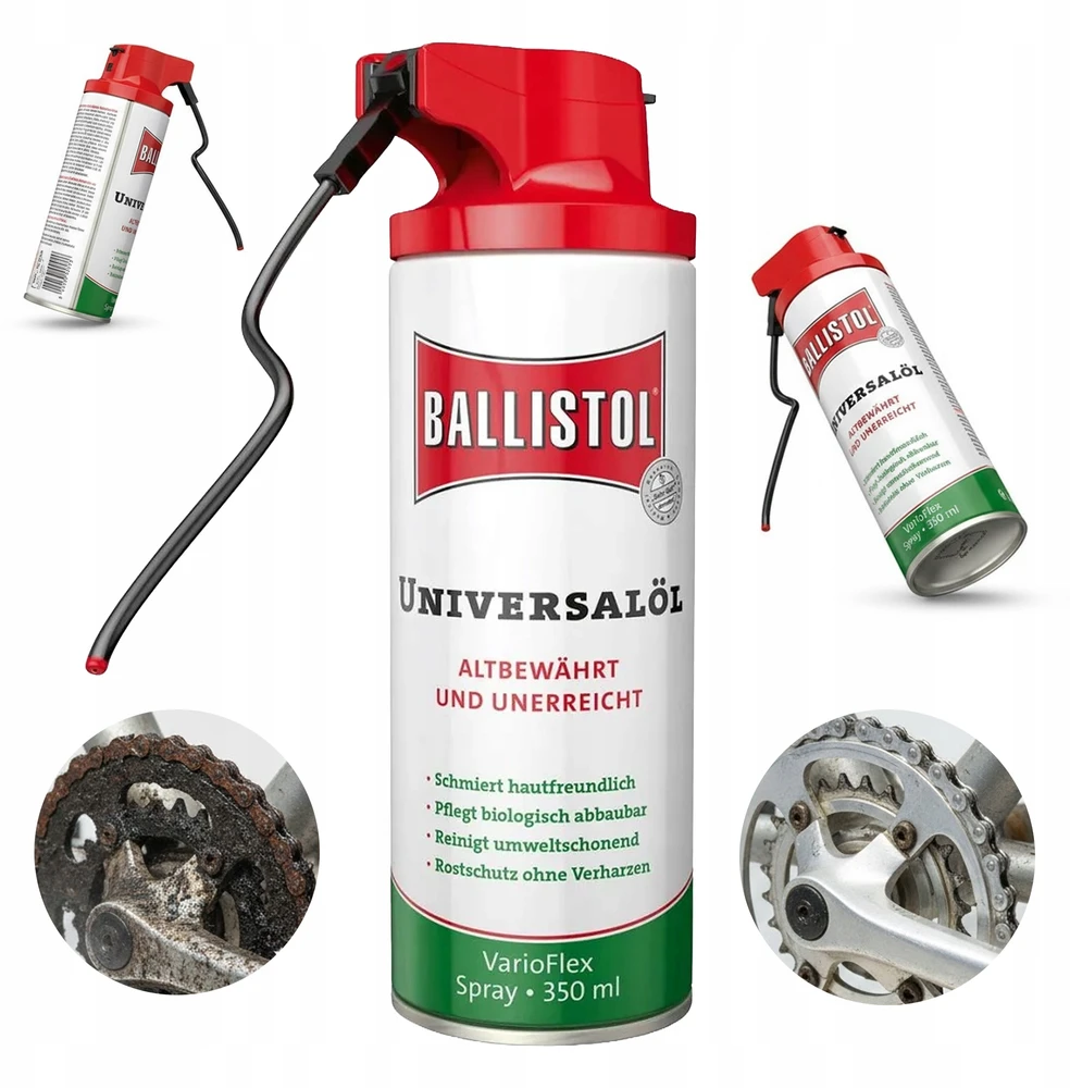 Ballistol Universal Oil VarioFlex dviračio pedalų grandinės alyva 350 ml