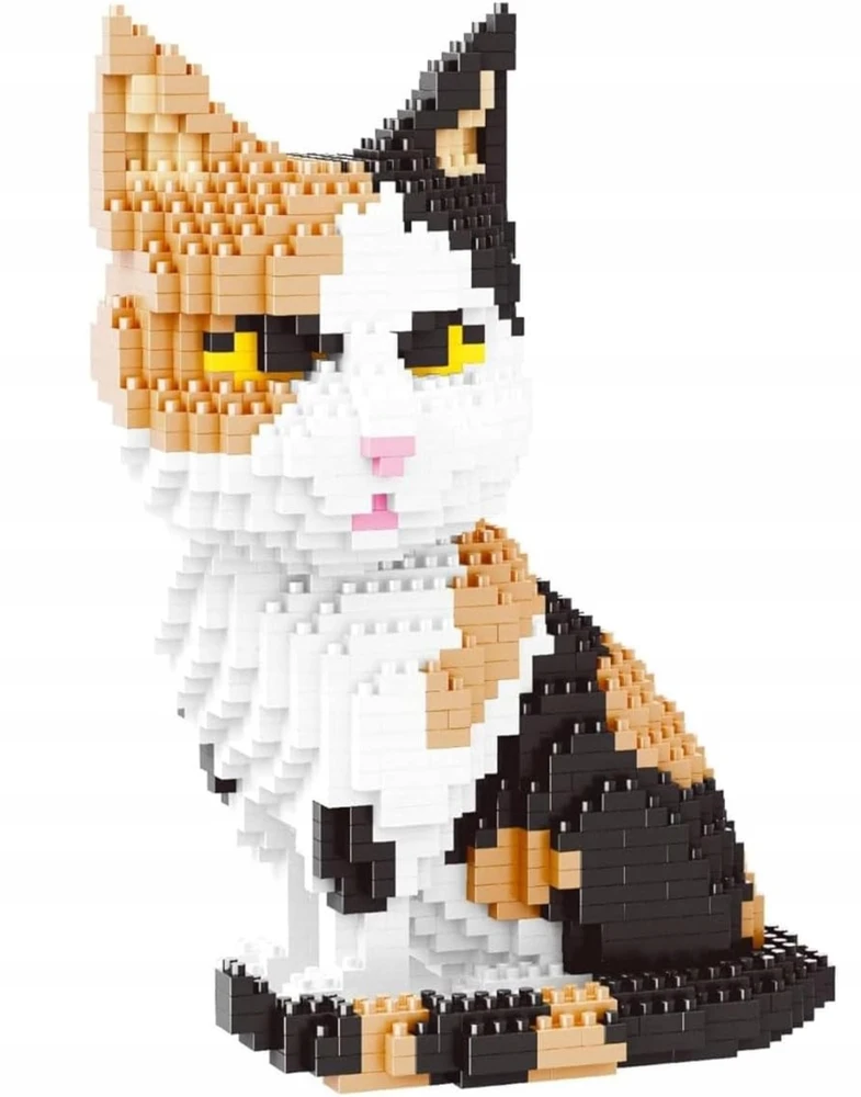 Balody KONSTRUKCINIŲ BLOKŲ RINKINYS CAT 1300 EL MICRO BLOKŲ MODELIO PAVEIKSLAS