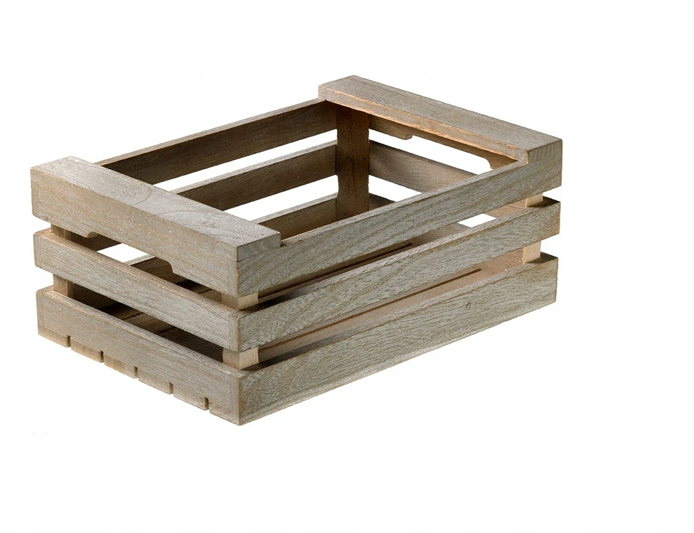 Balta medinė mini dėžutė