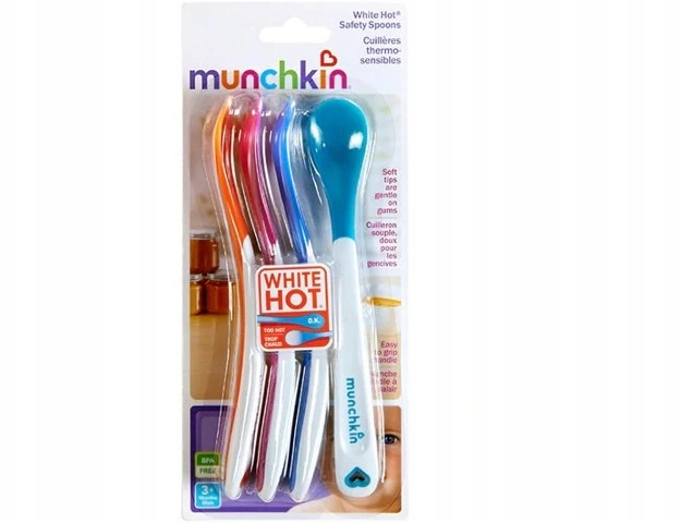 MUNCHKIN šaukšteliai reaguojantys į karštį 4 vnt. Hot Safety Spoons 4m+ 011522