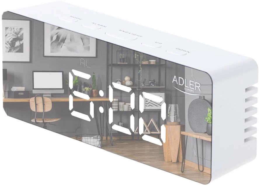Adler | Žadintuvas | AD 1189W | Signalizacijos funkcija | Baltas