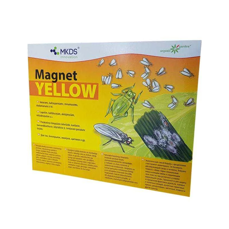 Mkds Baltasparnių, skydamarių, amarų gaudyklė MAGNET Geltonas