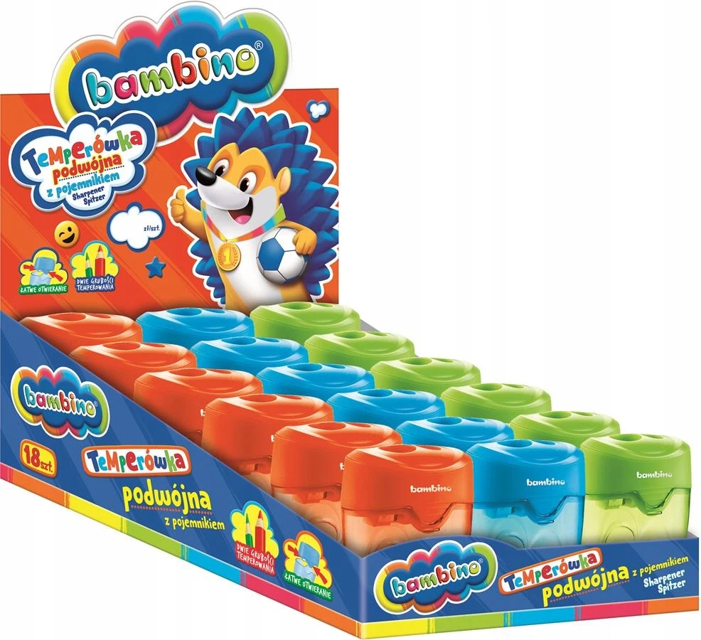 Bambino dviguba drožtukas su talpa, oranžinis