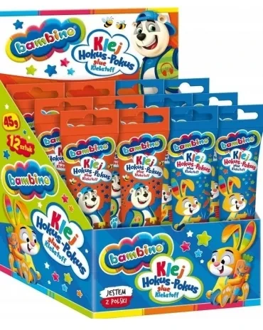 St. Majewski Bambino klijai 45g, skaidrūs, universalūs, su aplikatoriumi