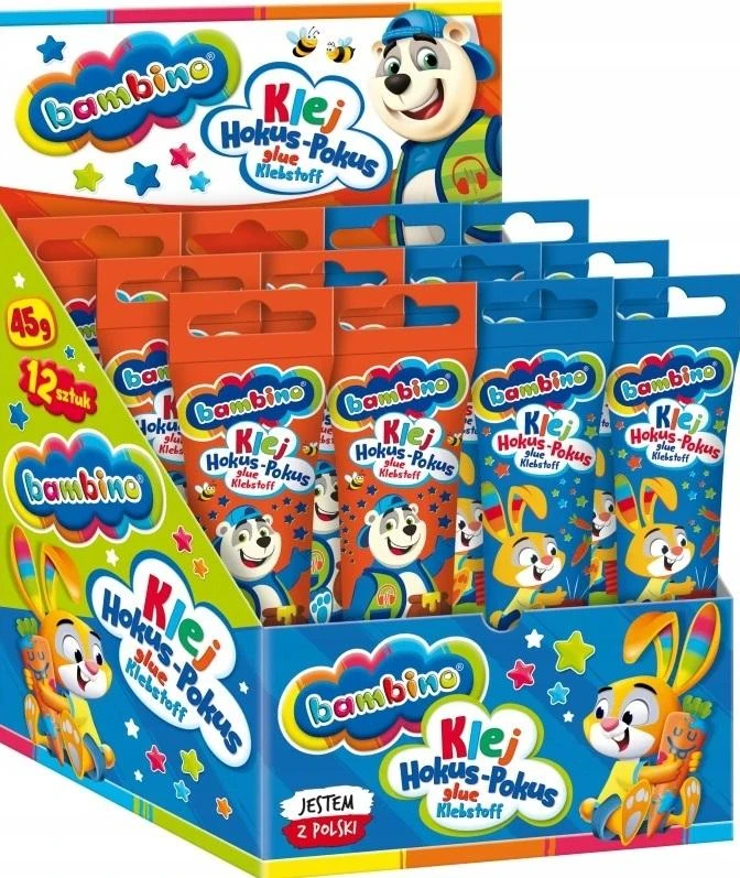 St. Majewski Bambino klijai 45g, skaidrūs, universalūs, su aplikatoriumi