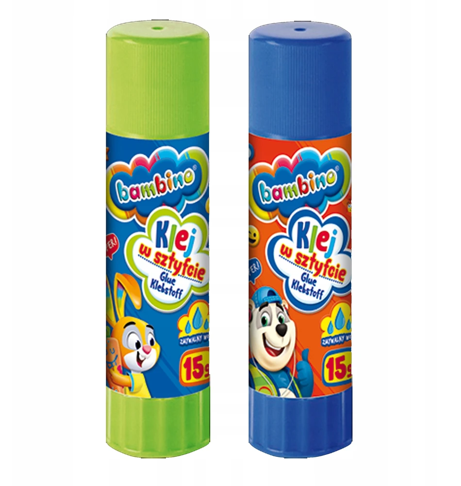 Bambino klijai lazdelėje 15g mokyklai, dekoravimui