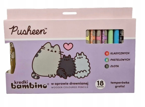 Bambino pieštukai 18 vnt. – spalvinti ir piešti