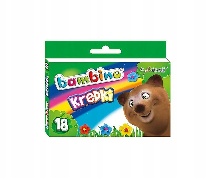 Bambino pieštukiniai dažai 18 spalvų vaikams