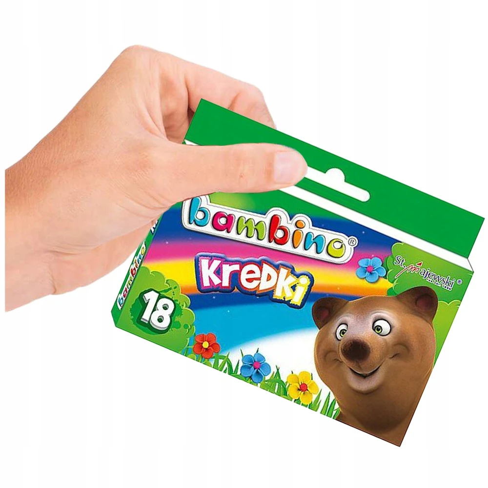 Bambino pieštukiniai dažai 18 spalvų vaikams