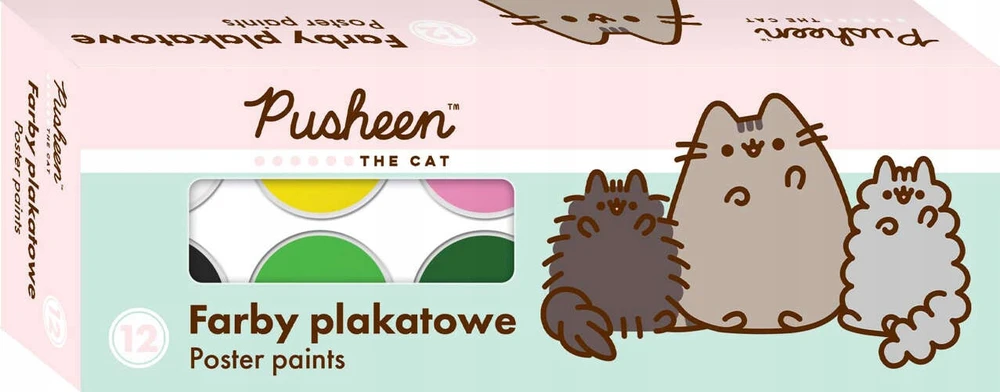 St. Majewski Bambino Rinkinys UPOMINKOWY PLASTYCZNY WYPRAWKA KOT PUSHEEN MIĘTOWY