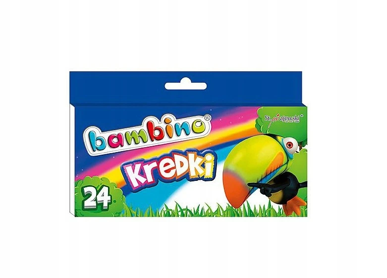 Bambino spalvoti pieštukai vaikams, 24 vnt.