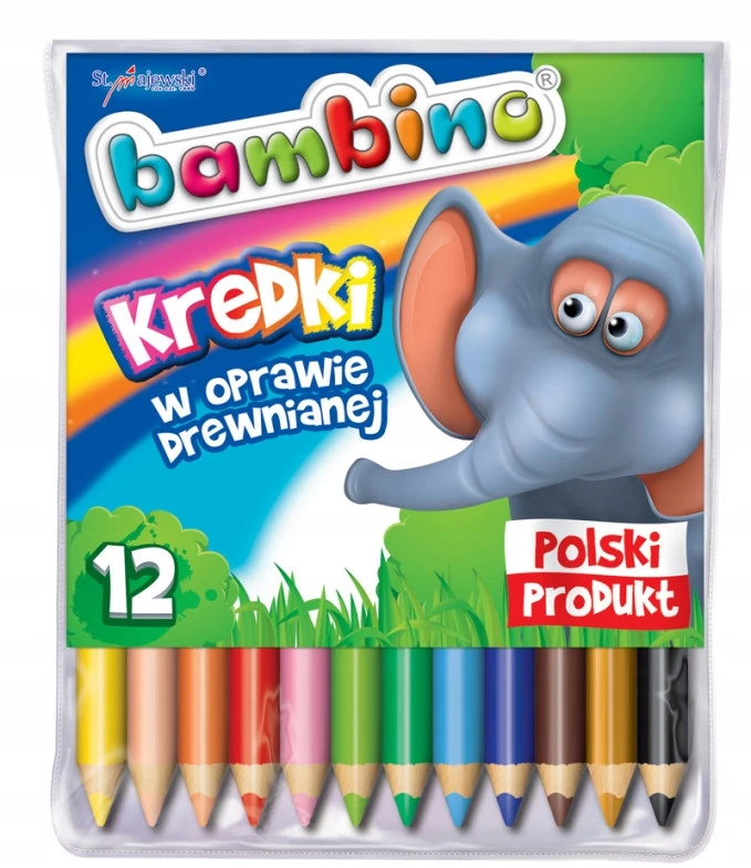 St. Majewski Bambino storos spalvotos pieštukų 12 vnt.
