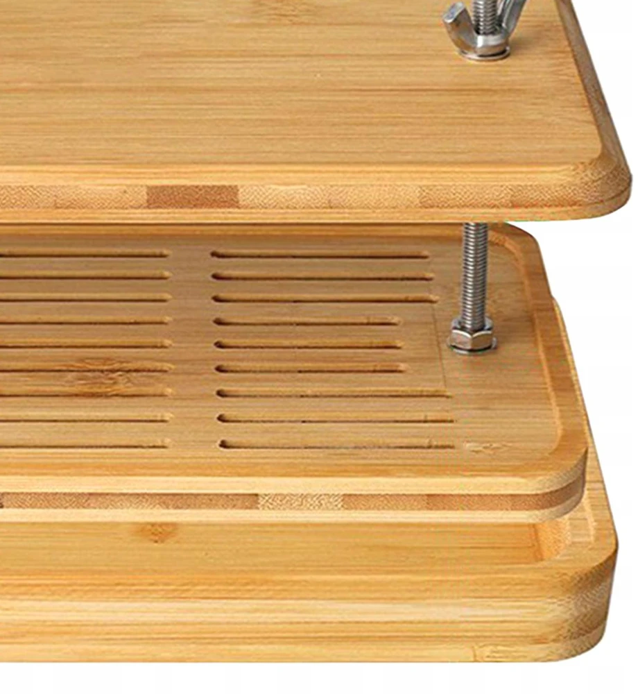 Bamboo Tofu Press Multiuse Nešiojamas rankinis daugiafunkcis įrenginys lengvai pašalina vandenį