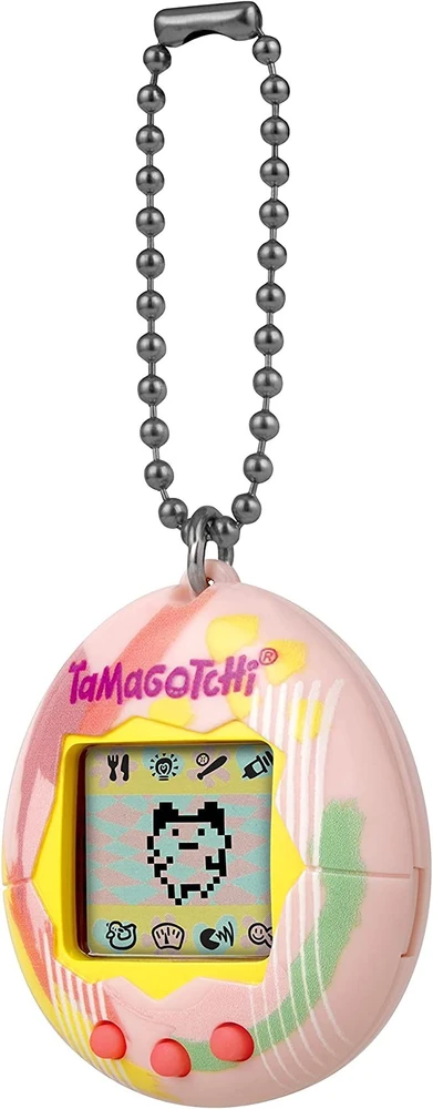 Bandai - Tamagotchi - Original Tamagotchi - Art Style - Virtual Electronic Pet with Screen, 3 Mygtukai and Games - 42883