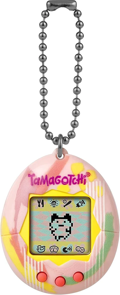 Bandai - Tamagotchi - Original Tamagotchi - Art Style - Virtual Electronic Pet with Screen, 3 Mygtukai and Games - 42883
