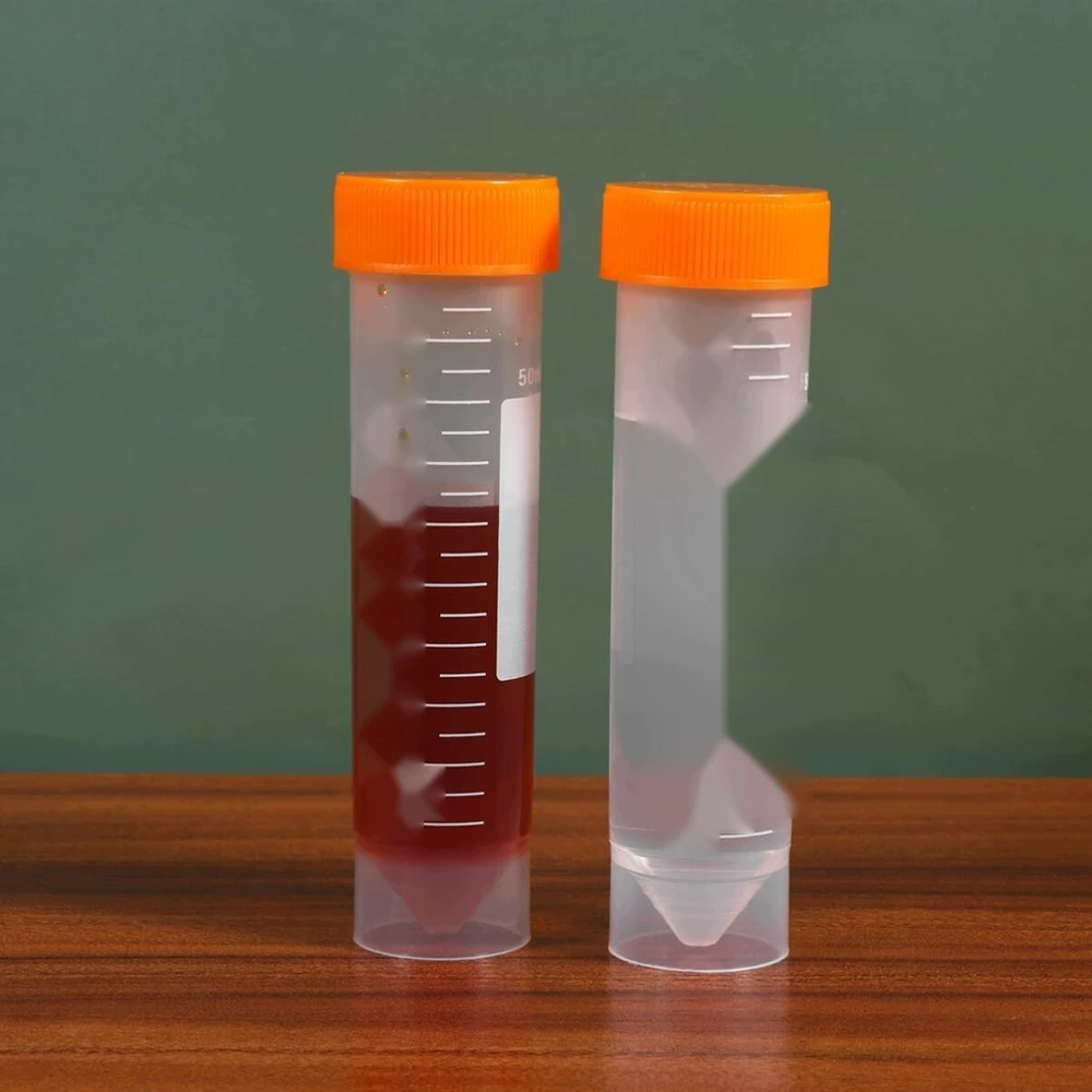 BANDYMO MĖGNĖLIS 40 Vnt. 50 ml PLASTIKINIO EKSPERIMENTINĖ LABORATORIJOJE ILGA, STIPRI