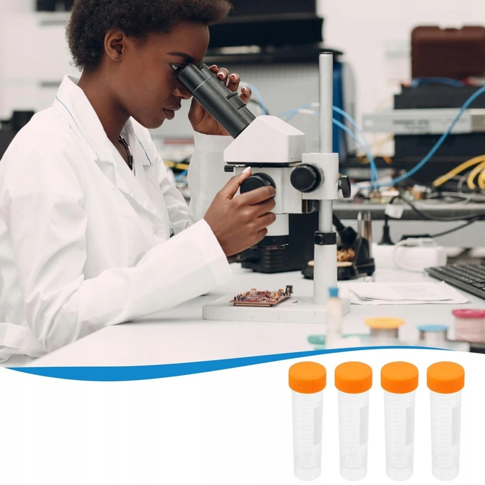 BANDYMO MĖGNĖLIS 40 Vnt. 50 ml PLASTIKINIO EKSPERIMENTINĖ LABORATORIJOJE ILGA, STIPRI
