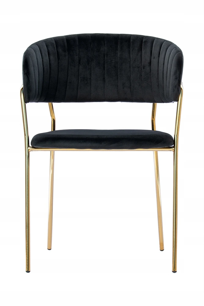 Bankietowo MINŠTAS AKSOMINĖS VIRTUVĖS KĖDĖ MODERN GLAMOUR Juodas VELVET