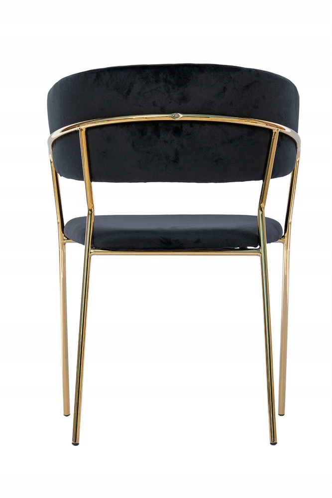 Bankietowo MINŠTAS AKSOMINĖS VIRTUVĖS KĖDĖ MODERN GLAMOUR Juodas VELVET
