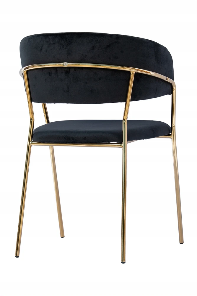 Bankietowo MINŠTAS AKSOMINĖS VIRTUVĖS KĖDĖ MODERN GLAMOUR Juodas VELVET