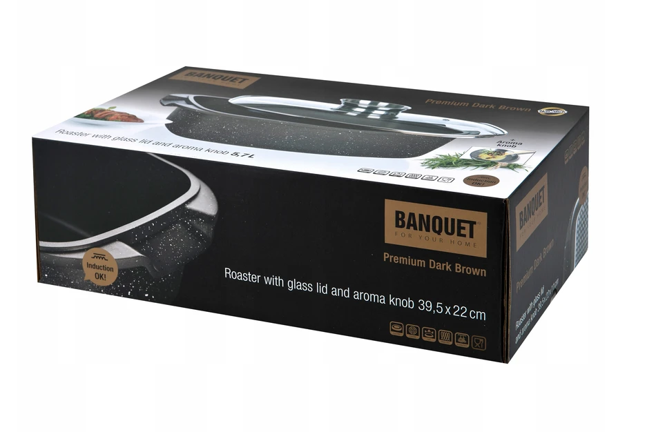 Banquet Aukščiausios kokybės tamsiai ruda keptuvė
