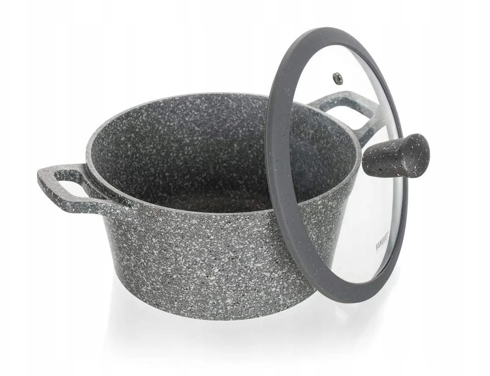 Banquet GRANITINIS PUODAS 20 cm virimui DANGAS 2,5L dovanų