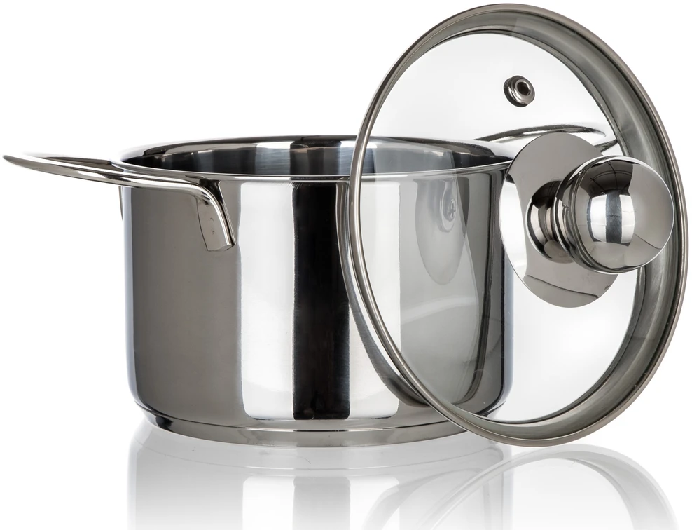Banquet Mažas puodas su dangčiu 12cm 0.85l "piccolo" nerūdijančio plieno