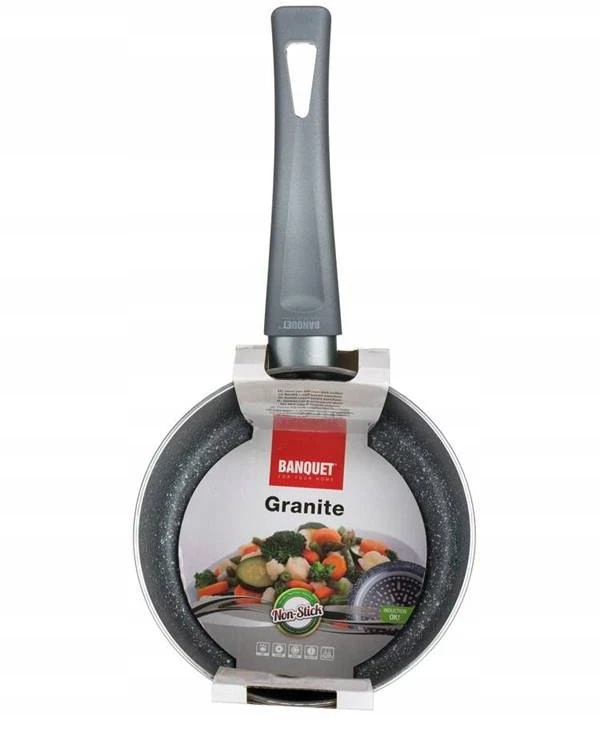 Banquet Rondelis Granite 16 cm su nepridegančia danga