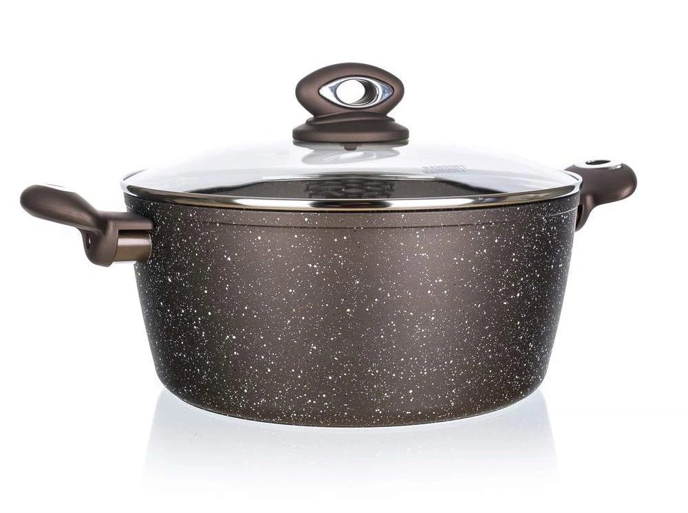 Banquet Tradicinis puodas Banketas Premium Tamsiai Rudas didelis 4,3L DUJŲ INDUKCIJA 5332