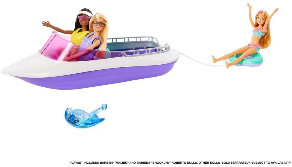 Barbie Barbės filmų rinkinys 2 lėlės + valtis