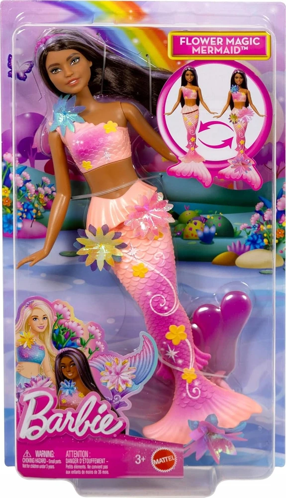 Mattel BARBIE DREAMTOPIA BLOOMING MAGIC tamsiaplaukė undinėlė (JDM73)