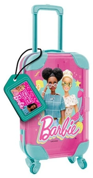 Barbie Creative plastikinis lagaminas Lisciani