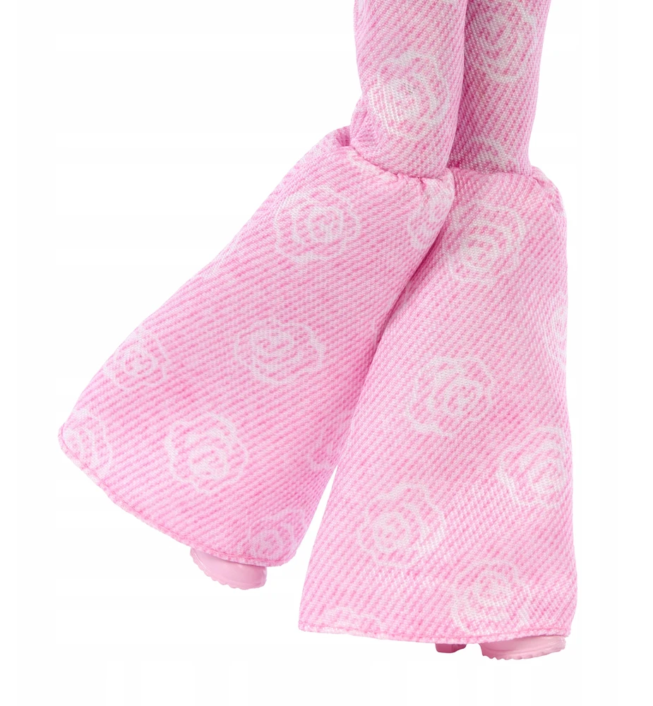 Mattel BARBIE DELUXE FASHIONISTAS lėlė rožiniu kostiumėliu