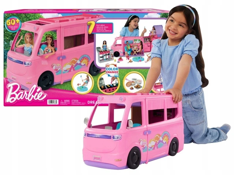 Lėlių kemperis Mattel Barbie Dreamcamper, su priedais