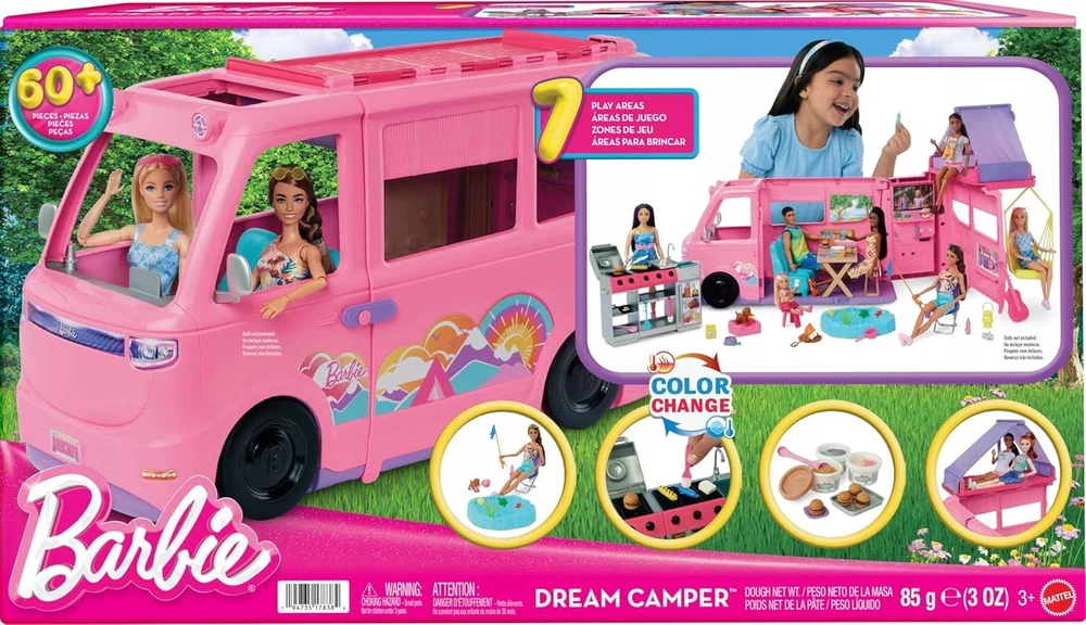 Lėlių kemperis Mattel Barbie Dreamcamper, su priedais