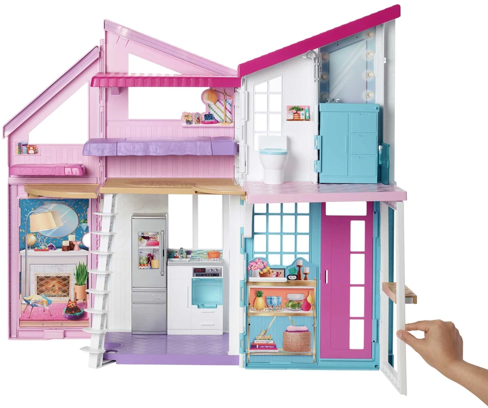 Barbie FXG57 Malibu lėlių namelis Didelis Mattel lėlių namas