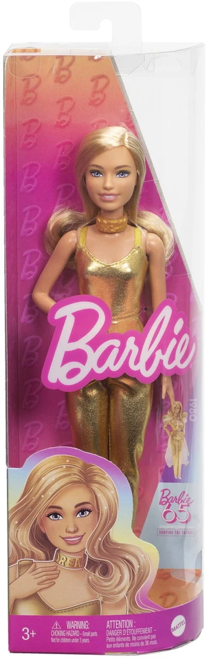 Mattel BARBIE madistė aukso spalvos kostiumu (HRH19)
