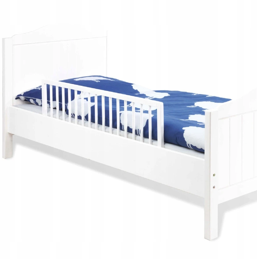 Barierka do łóżka Pinolino Comfort 115 cm balta