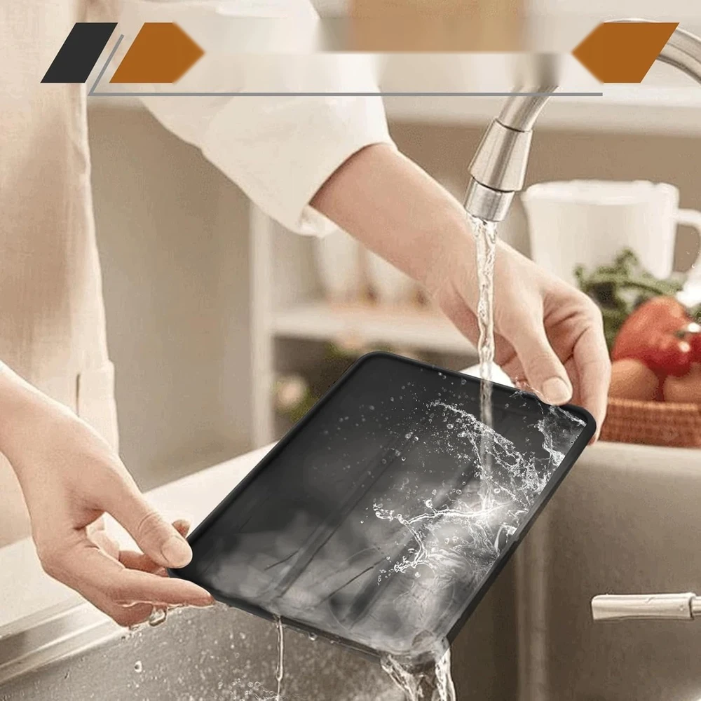 BARISTA KAVOS KILIELĖS RINKINYS DVIEJI JUODAI RUDAI NESKLIDAUS